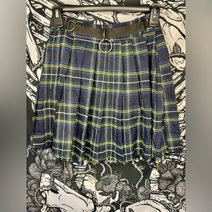 Current Mood plaid skirt